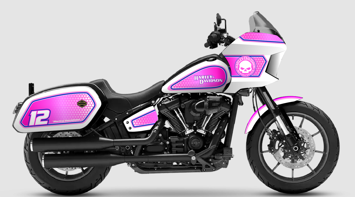 Harley Davidson Low Rider ST Vinyl Graphics Kit 18