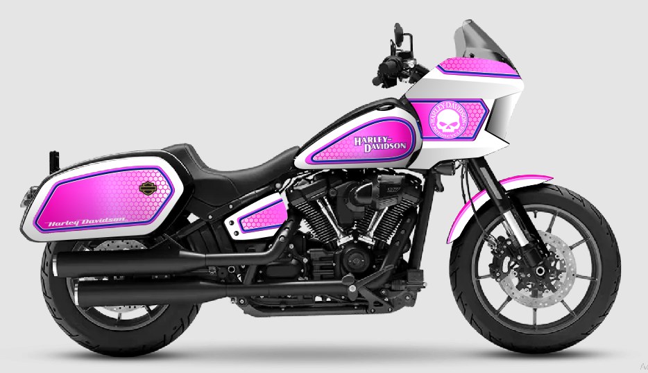 Harley Davidson Low Rider ST Vinyl Graphics Kit 22