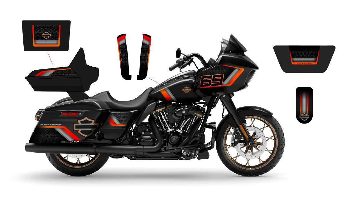 2014-2023 Road Glide Graphic kit 24