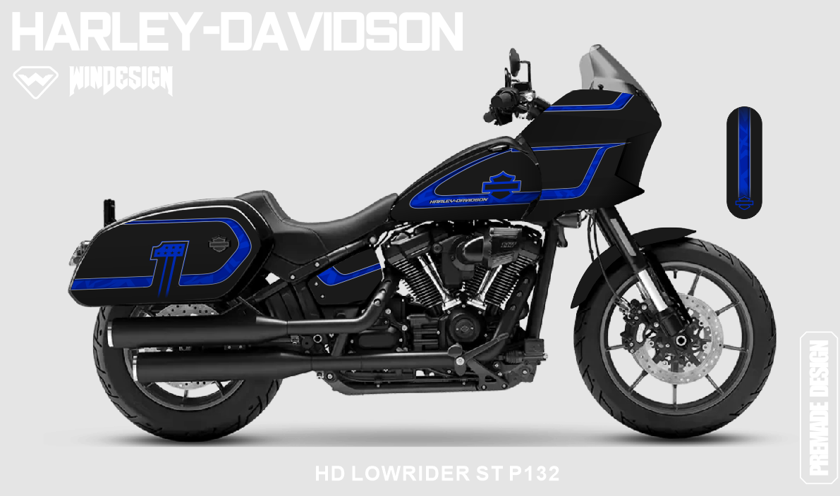 Harley Davidson Low Rider ST Vinyl Graphics Kit 23