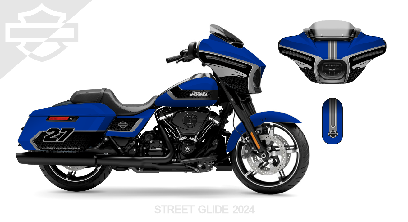 Street Glide Harley Davidson Graphics Kit 34