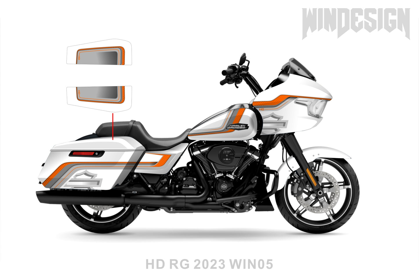 2024+ Harley Davidson Road Glide Graphics kit 12
