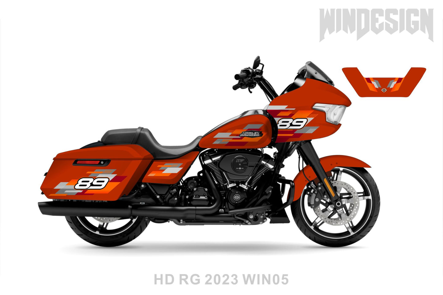2024+ Harley Davidson Road Glide Graphics kit 8