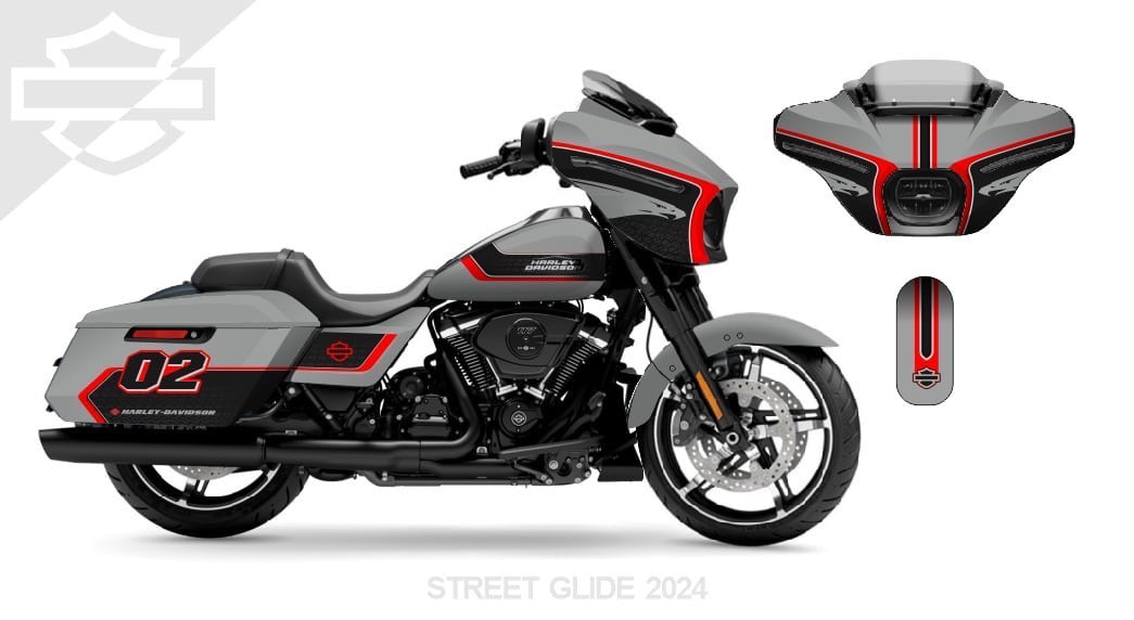 Street Glide Harley Davidson Graphics Kit 18