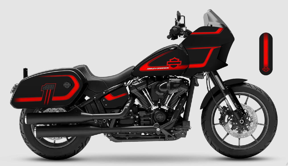 Harley Davidson Low Rider ST Vinyl Graphics Kit 13