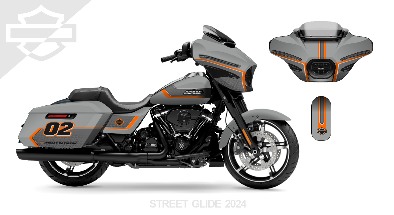 Street Glide Harley Davidson Graphics Kit 38