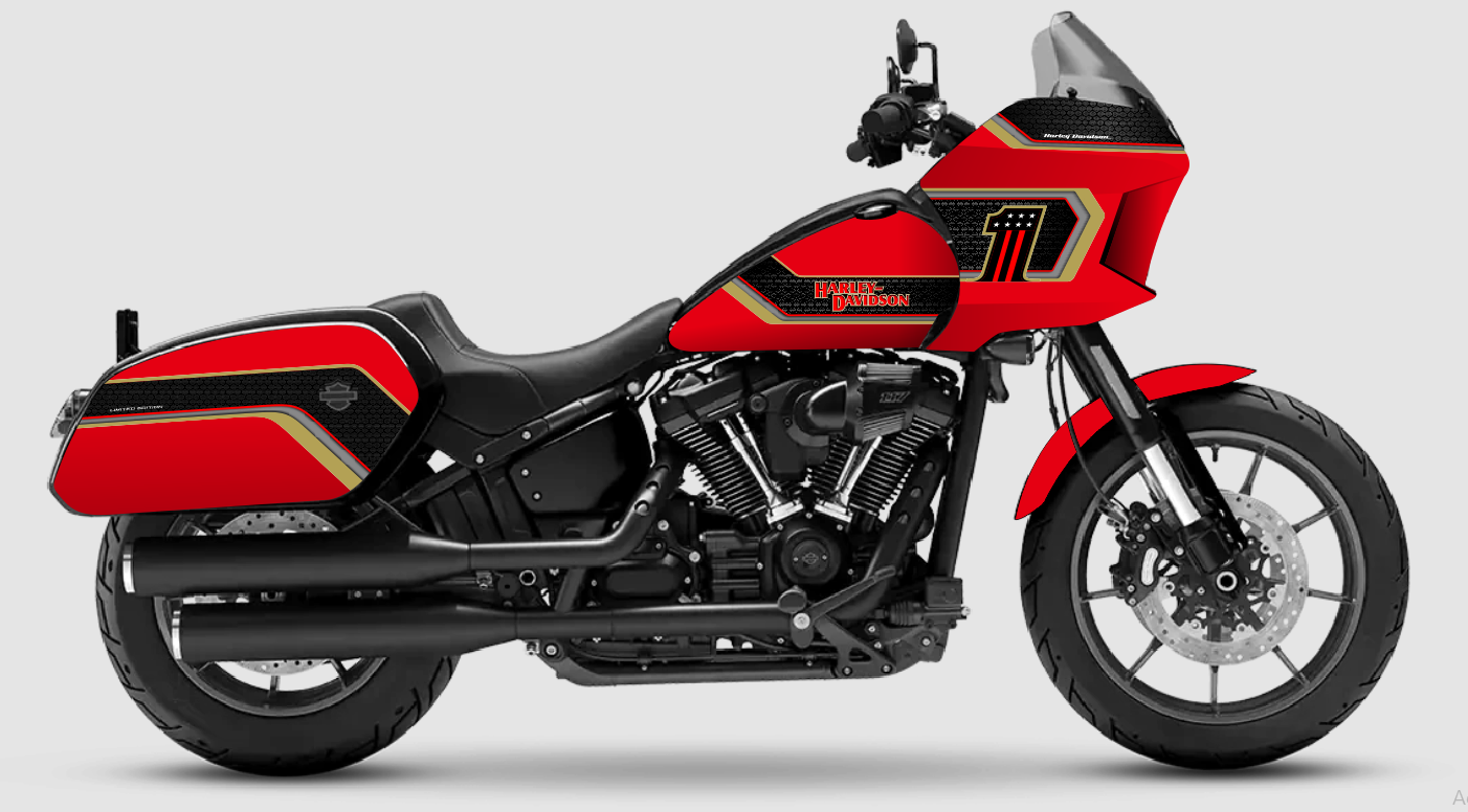 Harley Davidson Low Rider ST Vinyl Graphics Kit 19