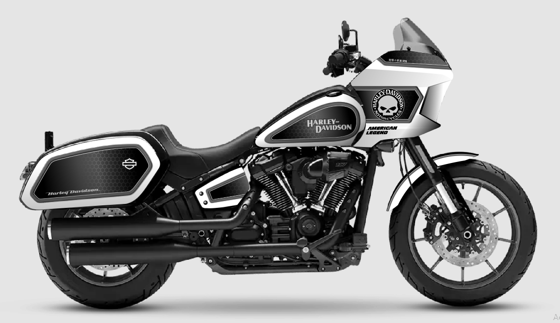 Harley Davidson Low Rider ST Vinyl Graphics Kit 21