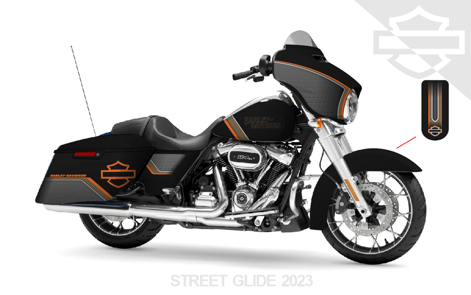 Street Glide Harley Davidson Graphics Kit 1