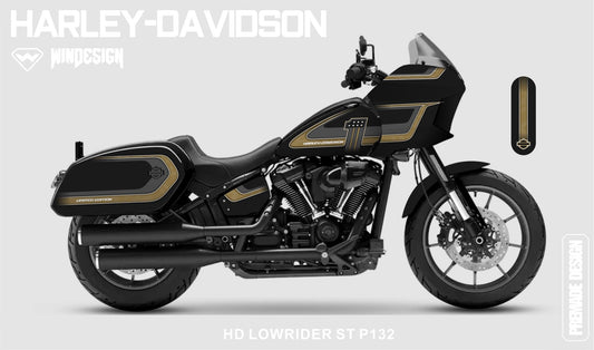 Harley Davidson Low Rider ST Vinyl Graphics Kit 4