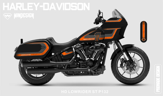Harley Davidson Low Rider ST Vinyl Graphics Kit 5