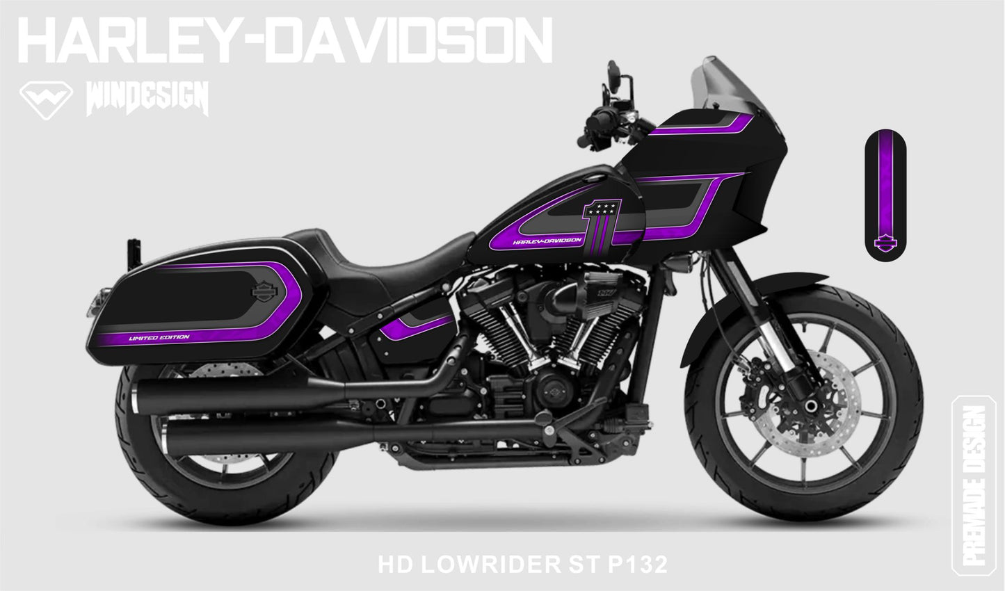 Harley Davidson Low Rider ST Vinyl Graphics Kit 2