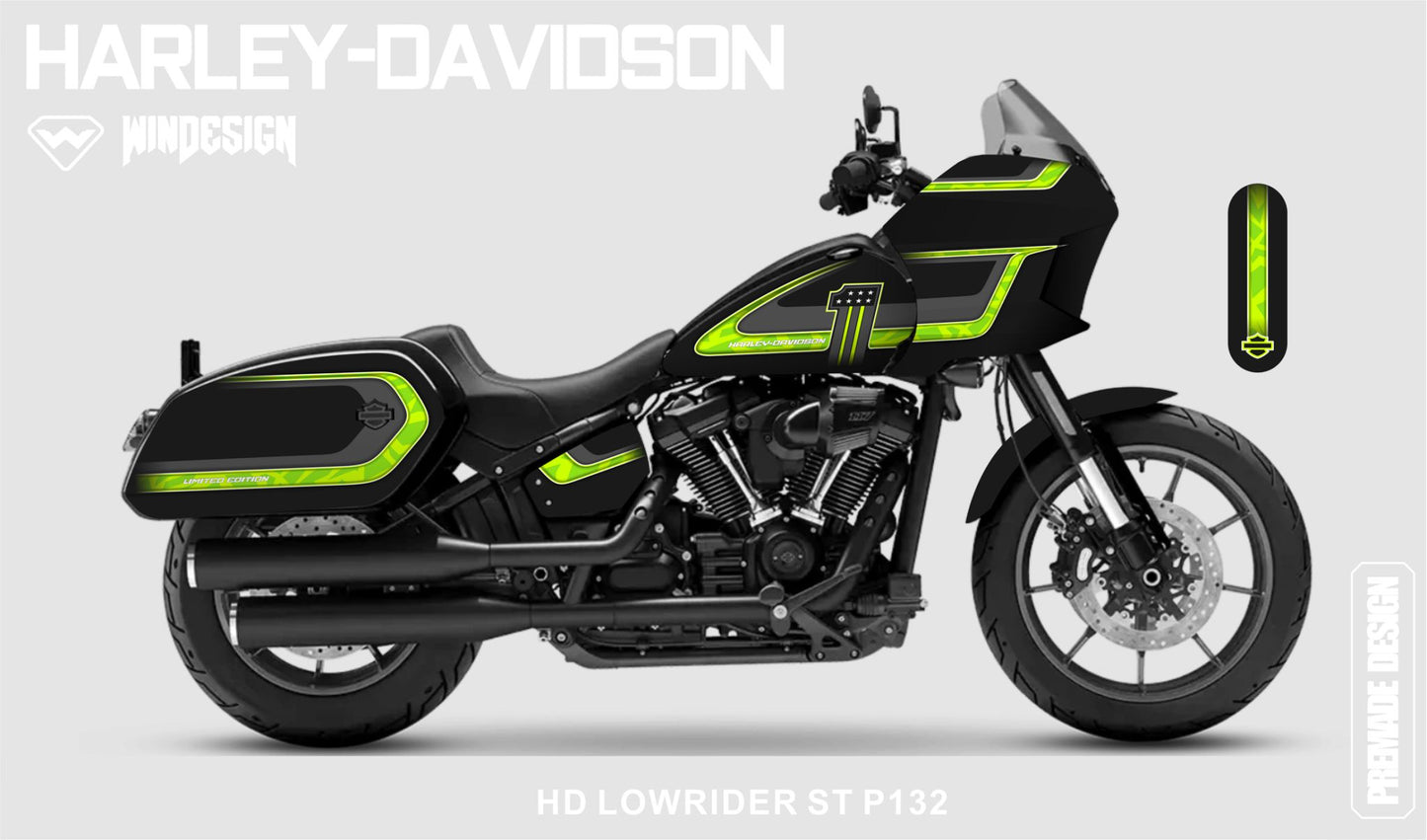Harley Davidson Low Rider ST Vinyl Graphics Kit 3