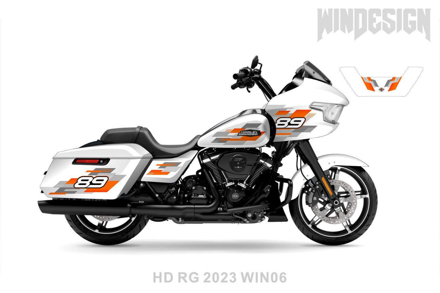 2024+ Harley Davidson Road Glide Graphics kit 9