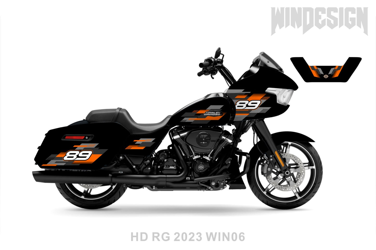 2024+ Harley Davidson Road Glide Graphics kit 10