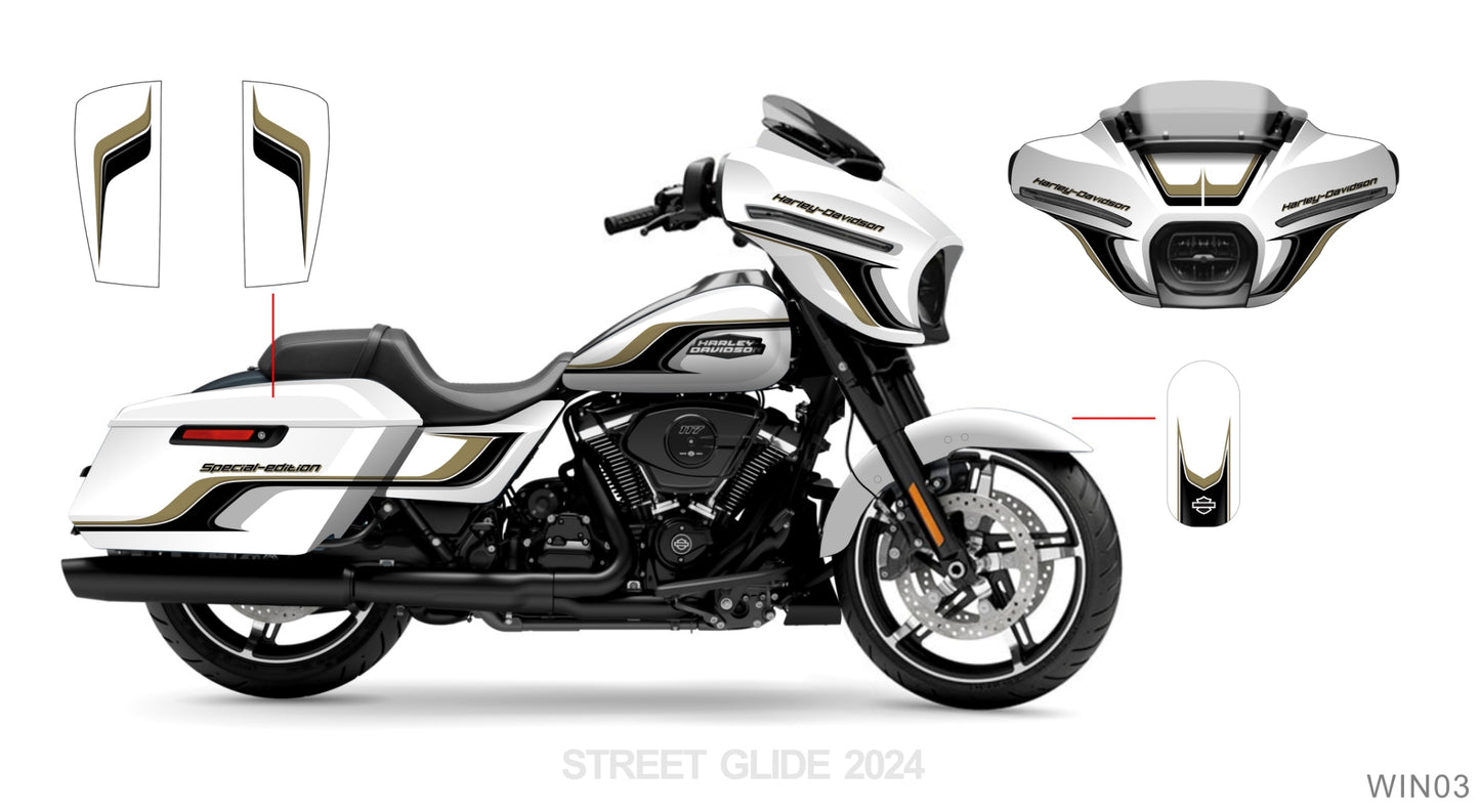 Street Glide Harley Davidson Graphics Kit 5