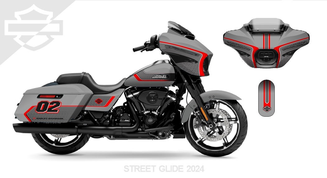 Street Glide Harley Davidson Graphics Kit 17