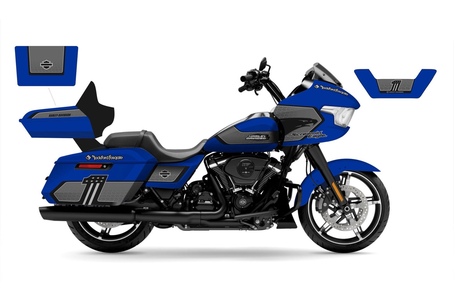 2024+ Harley Davidson Road Glide Graphics kit 19