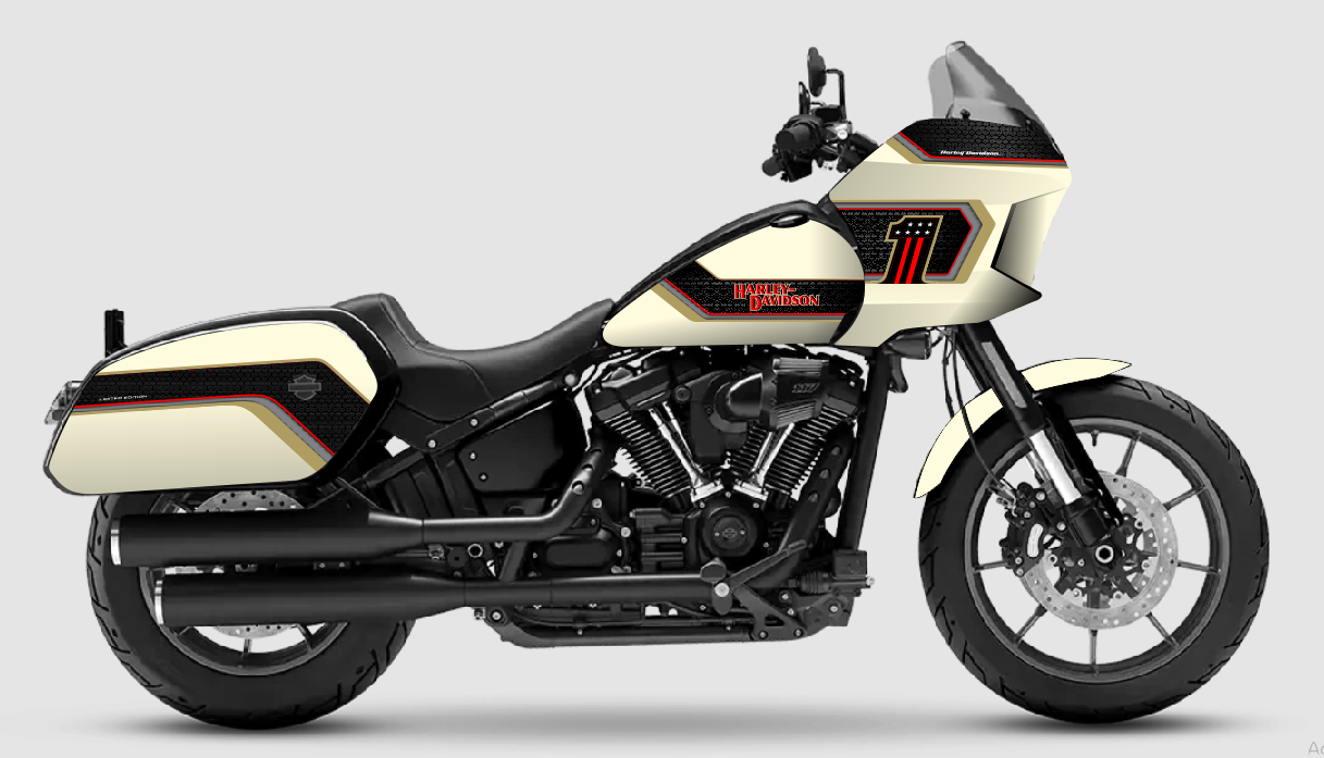 Harley Davidson Low Rider ST Vinyl Graphics Kit 11