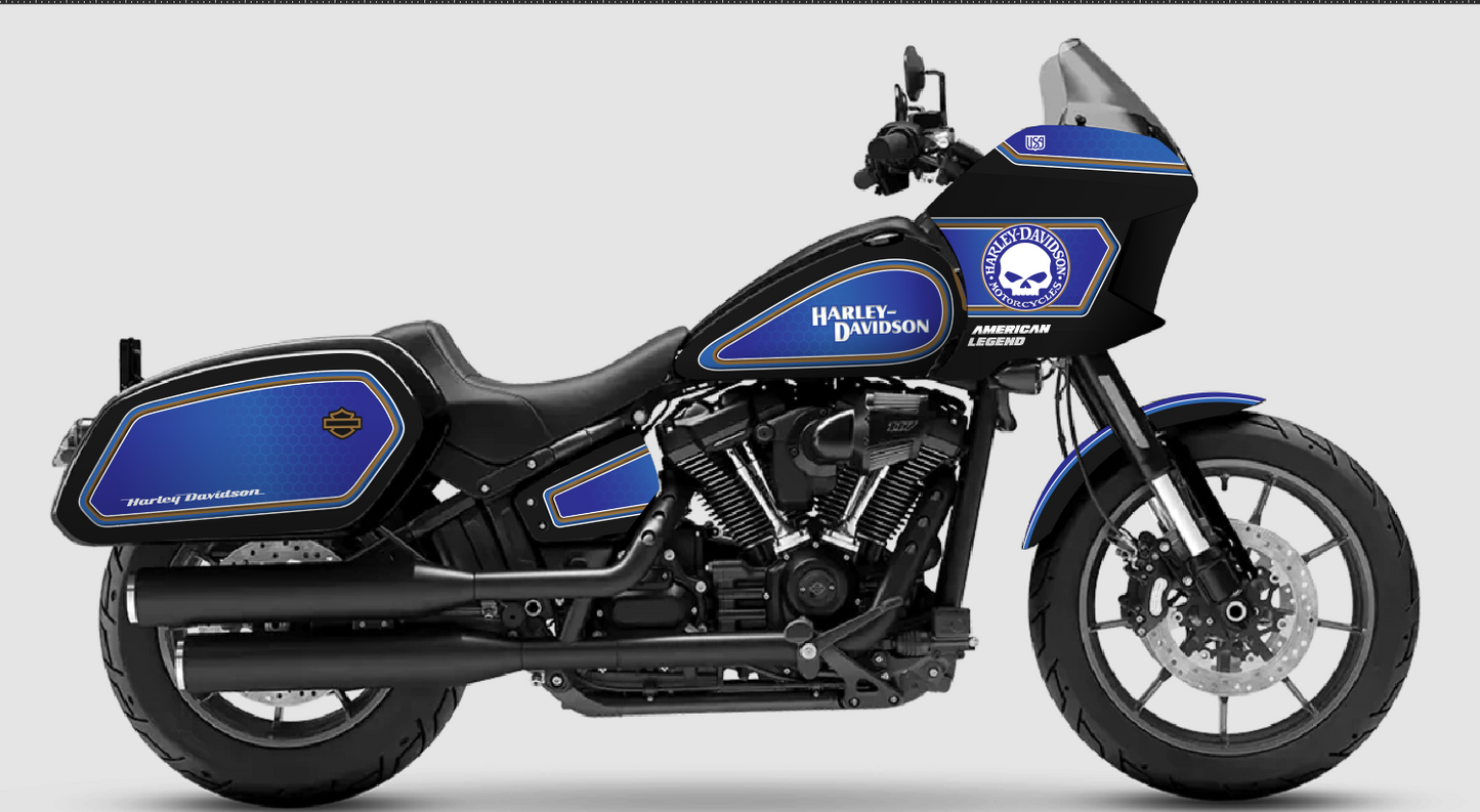 Harley Davidson Low Rider ST Vinyl Graphics Kit 12