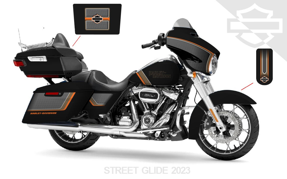 Street Glide Harley Davidson Graphics Kit 9